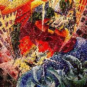 Umberto Boccioni Visioni simultanee oil